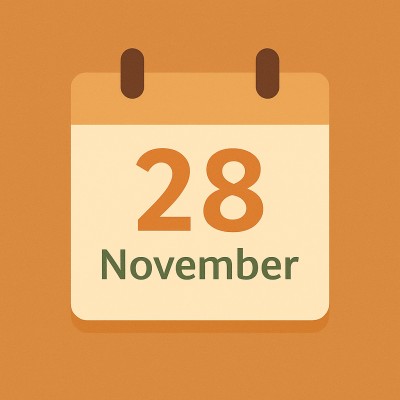 Historischer Kalender – 28. November